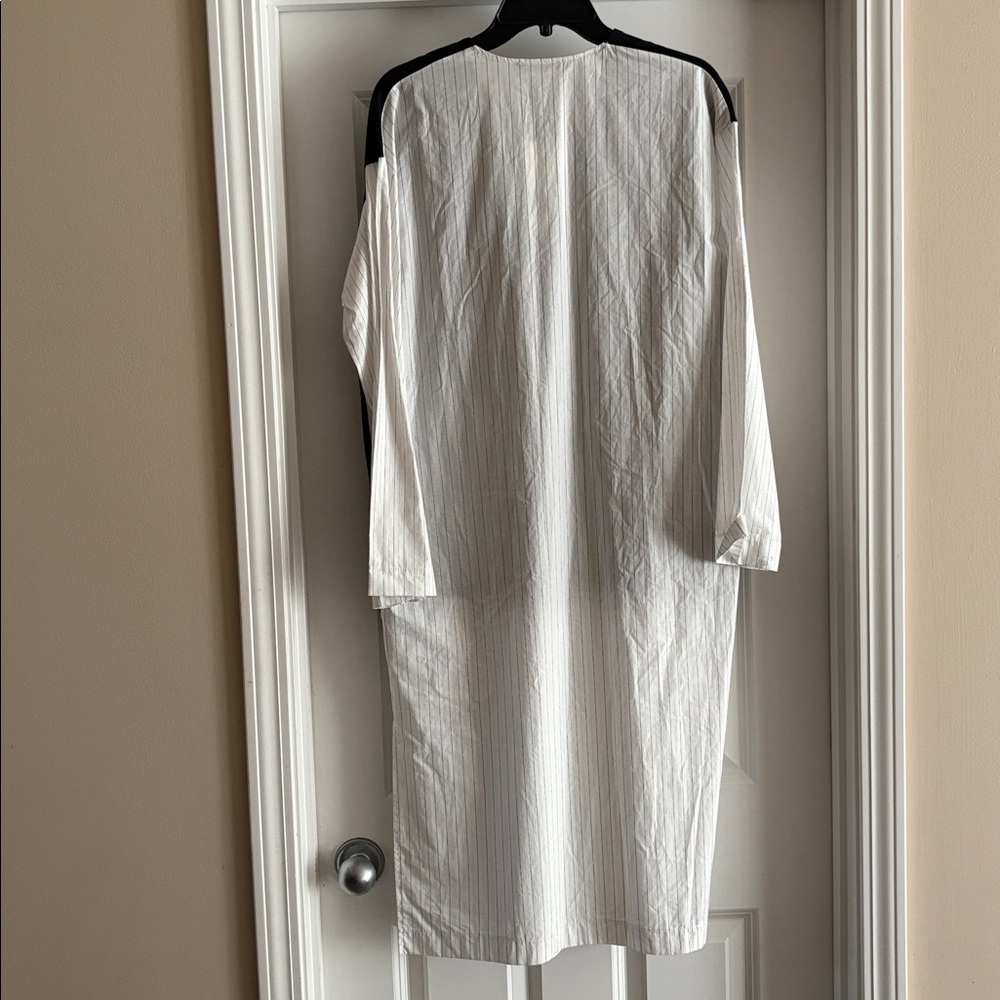 Zara mixed poplin Tunic/ Dress/ Jacket size Small NWT - Picture 6 of 13